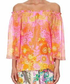 Camilla EBoutique (US) OFF SHOULDER FLARE BLOUSE HAIR HAIR HAIR