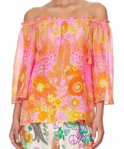 Camilla EBoutique (US) OFF SHOULDER FLARE BLOUSE HAIR HAIR HAIR