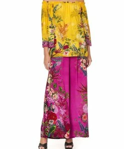 Camilla EBoutique (US) OFF SHOULDER FLARE BLOUSE SAFFRON MOON Up To 30% Off