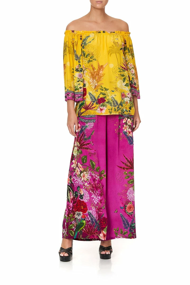 Camilla EBoutique (US) OFF SHOULDER FLARE BLOUSE SAFFRON MOON Up To 30% Off