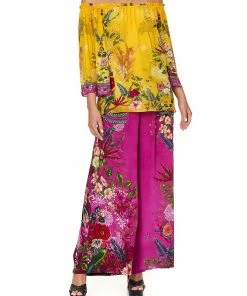 Camilla EBoutique (US) OFF SHOULDER FLARE BLOUSE SAFFRON MOON Up To 30% Off