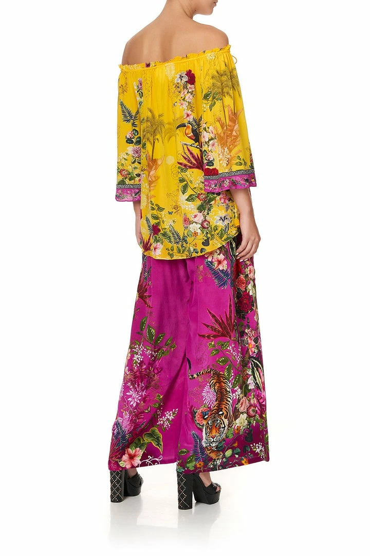 Camilla EBoutique (US) OFF SHOULDER FLARE BLOUSE SAFFRON MOON Up To 30% Off