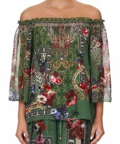 Camilla EBoutique (US) Up To 40% Off OFF SHOULDER FLARE BLOUSE TALES OF TIME