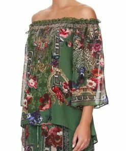 Camilla EBoutique (US) Up To 40% Off OFF SHOULDER FLARE BLOUSE TALES OF TIME
