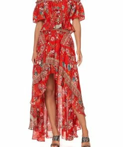 Camilla EBoutique (US) Up To 30% Off OFF SHOULDER GATHERED TOP CAMEOS CAN CAN