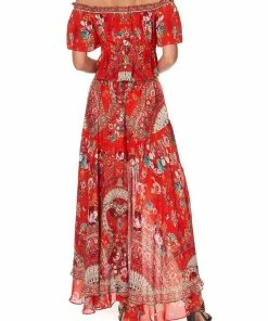 Camilla EBoutique (US) Up To 30% Off OFF SHOULDER GATHERED TOP CAMEOS CAN CAN