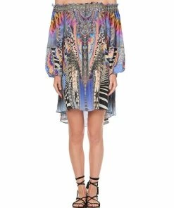 Camilla EBoutique (US) Up To 30% Off OFF SHOULDER MINI DRESS LOVE ON THE WING