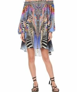 Camilla EBoutique (US) Up To 30% Off OFF SHOULDER MINI DRESS LOVE ON THE WING