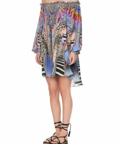 Camilla EBoutique (US) Up To 30% Off OFF SHOULDER MINI DRESS LOVE ON THE WING