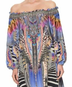 Camilla EBoutique (US) Up To 30% Off OFF SHOULDER MINI DRESS LOVE ON THE WING