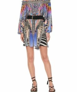 Camilla EBoutique (US) Up To 30% Off OFF SHOULDER MINI DRESS LOVE ON THE WING