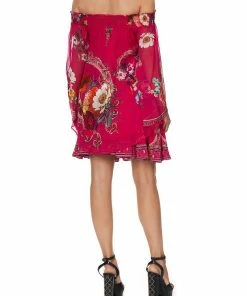 Camilla EBoutique (US) Up To 50% Off OFF SHOULDER SHIRRED BLOUSE APPLE EYED