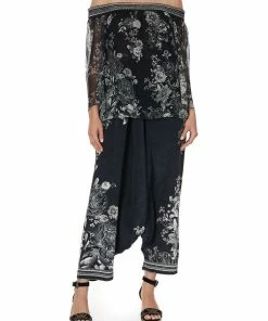 Camilla EBoutique (US) OFF SHOULDER SHIRRED BLOUSE MOONSHINE BLOOM Up To 50% Off