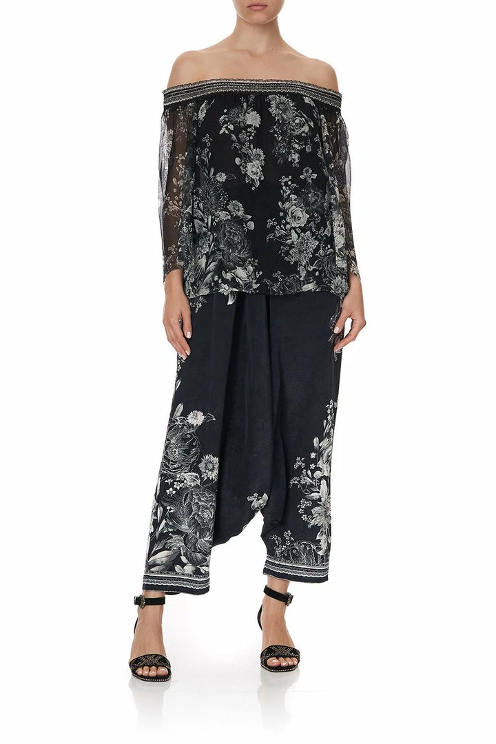 Camilla EBoutique (US) OFF SHOULDER SHIRRED BLOUSE MOONSHINE BLOOM Up To 50% Off