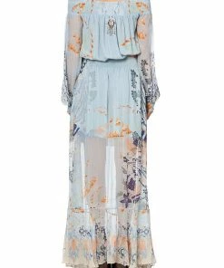 Camilla EBoutique (US) OFF SHOULDER SHIRRED DRESS FRASER FANTASIA Up To 30% Off