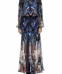 Camilla EBoutique (US) OFF SHOULDER SHIRRED DRESS MARE MYSTIQUE Up To 30% Off