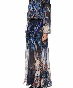 Camilla EBoutique (US) OFF SHOULDER SHIRRED DRESS MARE MYSTIQUE Up To 30% Off