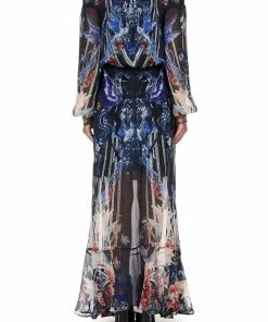 Camilla EBoutique (US) OFF SHOULDER SHIRRED DRESS MARE MYSTIQUE Up To 30% Off