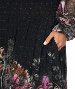 Camilla EBoutique (US) OFF SHOULDER SHIRRED DRESS RESTLESS NIGHTS