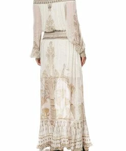 Camilla EBoutique (US) OFF SHOULDER SHIRRED DRESS THE QUEENS CHAMBER Up To 30% Off