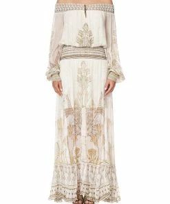 Camilla EBoutique (US) OFF SHOULDER SHIRRED DRESS THE QUEENS CHAMBER Up To 30% Off