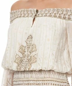 Camilla EBoutique (US) OFF SHOULDER SHIRRED DRESS THE QUEENS CHAMBER Up To 30% Off