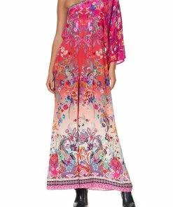 Camilla EBoutique (US) ONE SHOULDER FLARED JUMPSUIT FREE LOVE Up To 40% Off