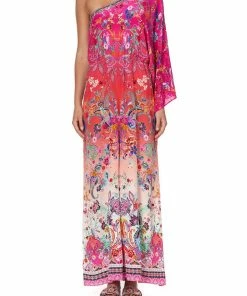 Camilla EBoutique (US) ONE SHOULDER FLARED JUMPSUIT FREE LOVE Up To 40% Off