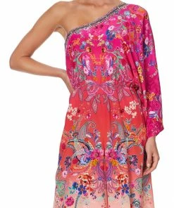 Camilla EBoutique (US) ONE SHOULDER FLARED JUMPSUIT FREE LOVE Up To 40% Off