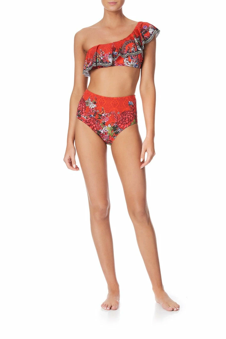 Camilla EBoutique (US) Up To 30% Off ONE SHOULDER FRILL BRA WONDERING WARATAH