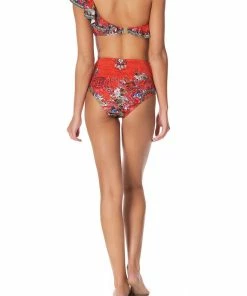 Camilla EBoutique (US) Up To 30% Off ONE SHOULDER FRILL BRA WONDERING WARATAH