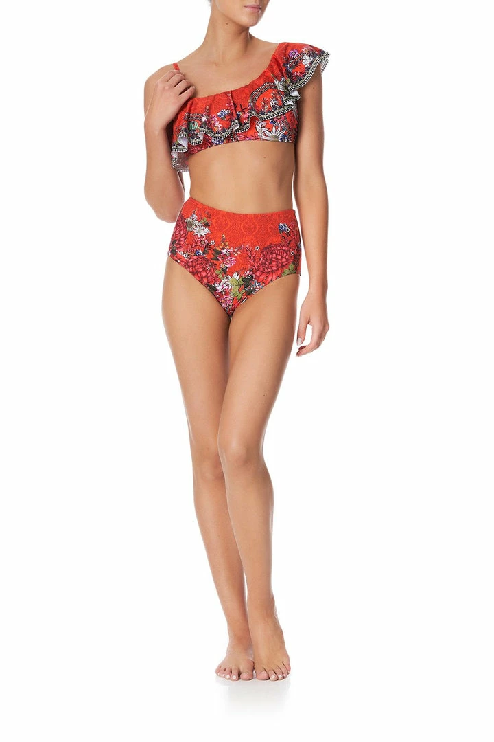 Camilla EBoutique (US) Up To 30% Off ONE SHOULDER FRILL BRA WONDERING WARATAH