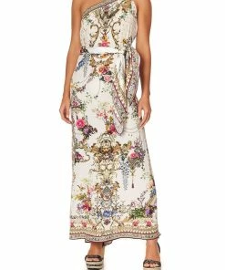 Camilla EBoutique (US) ONE SHOULDER KAFTAN WITH NECKBAND BY THE MEADOW Up To 30% Off