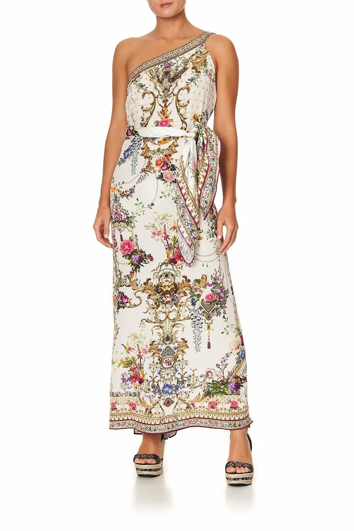 Camilla EBoutique (US) ONE SHOULDER KAFTAN WITH NECKBAND BY THE MEADOW Up To 30% Off