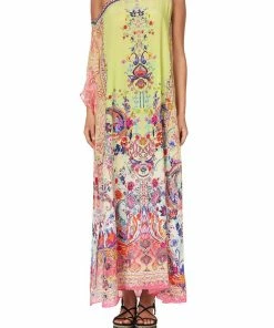 Camilla EBoutique (US) ONE SHOULDER KAFTAN WITH NECKBAND PEACE MOVEMENT Up To 30% Off
