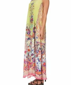 Camilla EBoutique (US) ONE SHOULDER KAFTAN WITH NECKBAND PEACE MOVEMENT Up To 30% Off