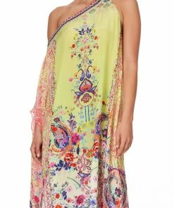 Camilla EBoutique (US) ONE SHOULDER KAFTAN WITH NECKBAND PEACE MOVEMENT Up To 30% Off