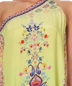 Camilla EBoutique (US) ONE SHOULDER KAFTAN WITH NECKBAND PEACE MOVEMENT Up To 30% Off