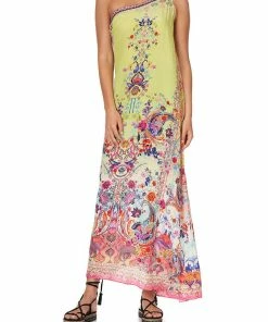 Camilla EBoutique (US) ONE SHOULDER KAFTAN WITH NECKBAND PEACE MOVEMENT Up To 30% Off