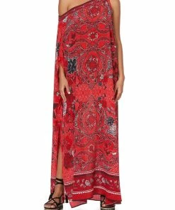 Camilla EBoutique (US) ONE SHOULDER KAFTAN WITH NECKBAND PIRATE PUNK