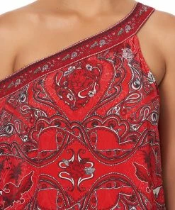 Camilla EBoutique (US) ONE SHOULDER KAFTAN WITH NECKBAND PIRATE PUNK