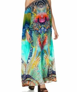 Camilla EBoutique (US) ONE SHOULDER KAFTAN WITH NECKBAND REEF WARRIOR