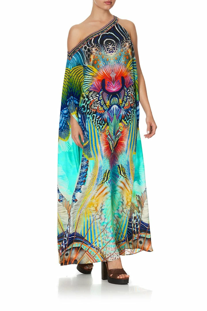 Camilla EBoutique (US) ONE SHOULDER KAFTAN WITH NECKBAND REEF WARRIOR