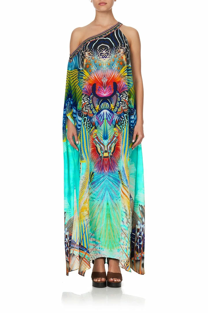 Camilla EBoutique (US) ONE SHOULDER KAFTAN WITH NECKBAND REEF WARRIOR