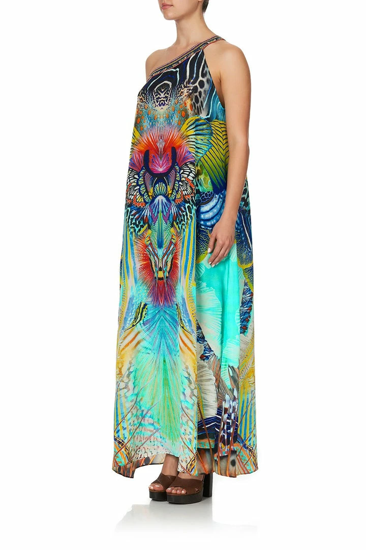 Camilla EBoutique (US) ONE SHOULDER KAFTAN WITH NECKBAND REEF WARRIOR