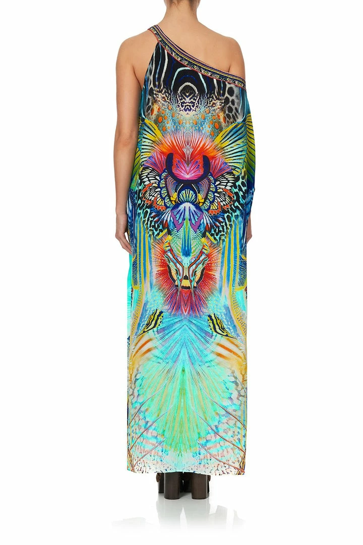 Camilla EBoutique (US) ONE SHOULDER KAFTAN WITH NECKBAND REEF WARRIOR