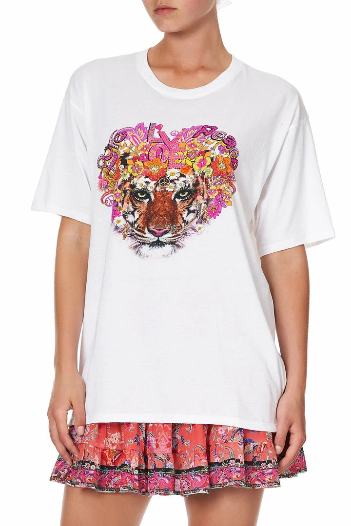 Camilla EBoutique (US) Up To 40% Off OVERSIZE BAND TEE LET THE SUN SHINE
