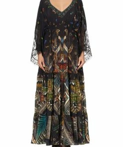 Camilla EBoutique (US) PANEL DRESS WITH LACE SLEEVE MATERNAL INSTINCT Up To 50% Off