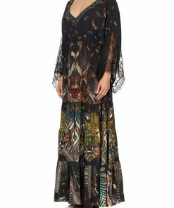 Camilla EBoutique (US) PANEL DRESS WITH LACE SLEEVE MATERNAL INSTINCT Up To 50% Off