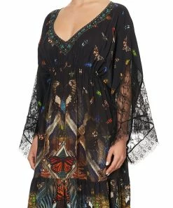 Camilla EBoutique (US) PANEL DRESS WITH LACE SLEEVE MATERNAL INSTINCT Up To 50% Off